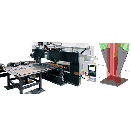 Sisteme automate CNC de găurire, ștanțare și debitare termică pentru plăci TIPO A, TIPO B, TIPO C